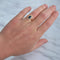 Bague 50 Bague Vintage Or 18 Carats, Saphir Naturel et Diamants - Circa 1980 58 Facettes 321
