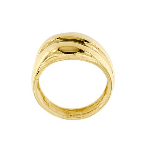 Bague à bande bombée