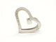Pendentif Van der Bauwede Pendentif Coeur Argent Diamant 58 Facettes 00042GD