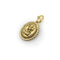 Pendentif Pendentif Orly Marcel Lakshmi en or jaune avec halo de diamants 58 Facettes A2001L
