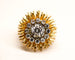 Bague 50 Bague Dôme Chardon Diamants Or et platine 58 Facettes A11447