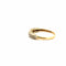 Bague 55 Alliance Demi-Tour Or Jaune & Diamants 58 Facettes 27-GS33943-2