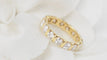 Bague 51 Alliance américaine en or jaune et diamants 2,40cts 58 Facettes 31354