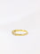 Bague 52 Demi-Alliance américaine en or jaune et diamants 0.2 ct 58 Facettes J114