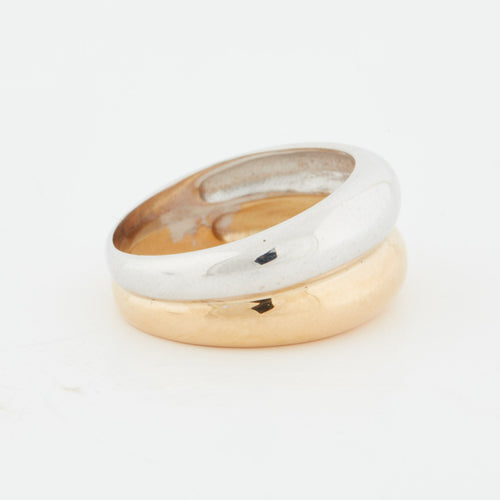 Bague 54 Bague jonc Deux ors 58 Facettes RÉF 6031/20