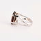 Bague Bague Poire or blanc grenat 58 Facettes LP1104/14
