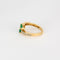 Bague 52 Bague Toi&Moi, or jaune, émeraudes et diamants 58 Facettes RL8