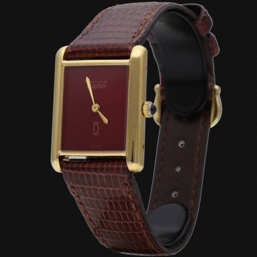 Montre Cartier Montre Tank Vermeil 58 Facettes MT42955