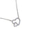 Collier Collier cœur en or blanc et diamants 58 Facettes
