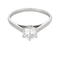Bague 58 Bague solitaire en or gris et diamant 1 carat environ 58 Facettes MON0828X4