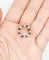 Broche Broche antique en or 18k avec perles et pierres bleues 58 Facettes A06460