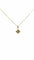 Collier Chaîne et pendentif en or jaune et diamants princesses 58 Facettes