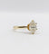 Bague 52 Bague solitaire or 14k ornée d'un diamant de 1,51 carats taille ovale Couleur J-K pureté SI2 avec certificat GWLAB 58 Facettes A03789