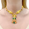 Boucles d'oreilles Demi-parure "Lions" transformable, or jaune, diamants, corail, chrysoprase. 58 Facettes 35286