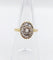 Bague 52 Bague marquise antique or jaune diamant taillés en roses 58 Facettes A05051