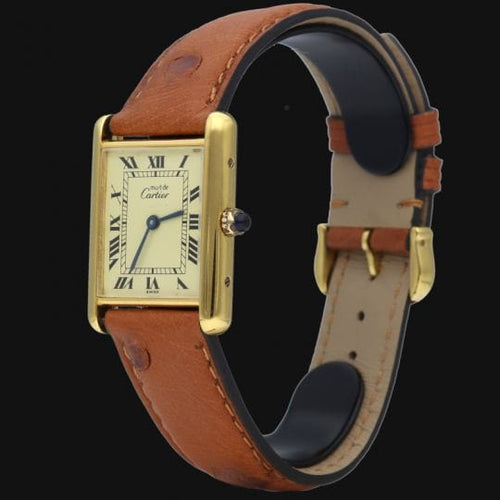 Montre Cartier Montre Tank Vermeil 58 Facettes MT42218