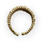 Bague 53 Bague or jaune anneau large à motif réglable 58 Facettes 149061006