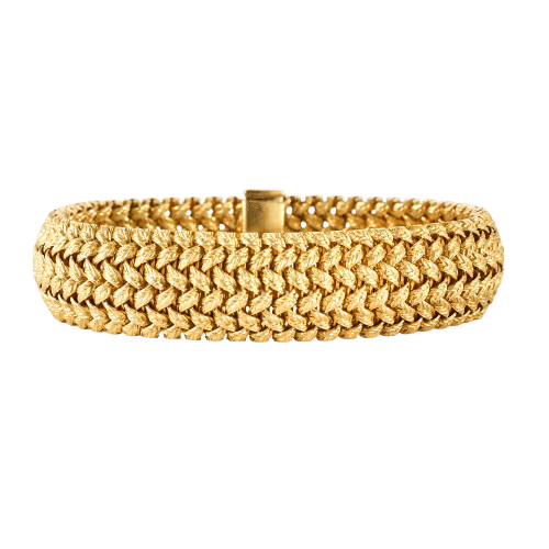 Bracelet Bracelet articulé en or jaune 58 Facettes SEN1995