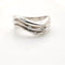 Bague 53 Bague en or blanc diamants 58 Facettes