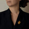 Broche Broche "Papillon" en Or jaune & rose 18k 58 Facettes RAM3306