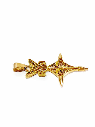 Pendentif Croix du Sud or rose