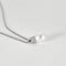 Collier Collier or blanc perle diamants 58 Facettes LP912