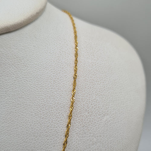 Collier Chaîne en or jaune 58 Facettes