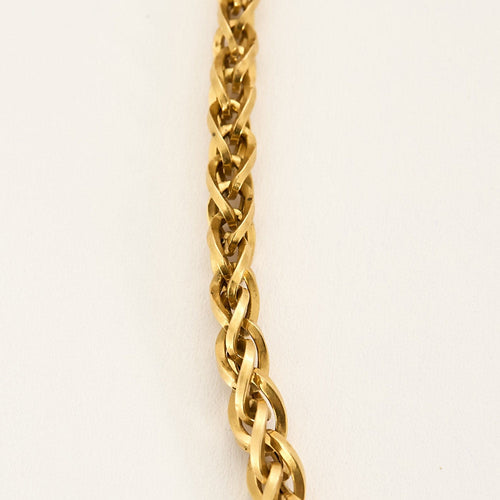 Collier Collier en or jaune tressé 58 Facettes PER15082