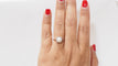 Bague 54 Bague en Or Blanc Perle & Diamants 58 Facettes 31881