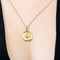 Pendentif AUGIS - Médaille d'Amour - Pendentif or jaune, diamants et rubis de sythèse 58 Facettes LEN1166