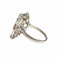 Bague Bague en platine de style Art Déco avec diamants 58 Facettes Q26B