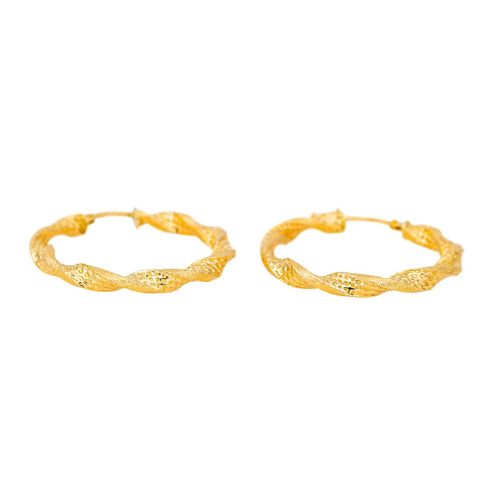 Boucles d'oreilles Boucles d'oreilles Créoles Or jaune 58 Facettes 4137660CN