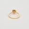 Solitaire "Gemmyo" entouré en or rose 18K et diamants 0,50 carat.