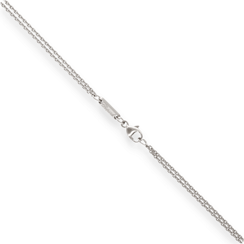 Collier CHOPARD - Chaine Pendentif Happy Spirit Or gris et Diamants 58 Facettes