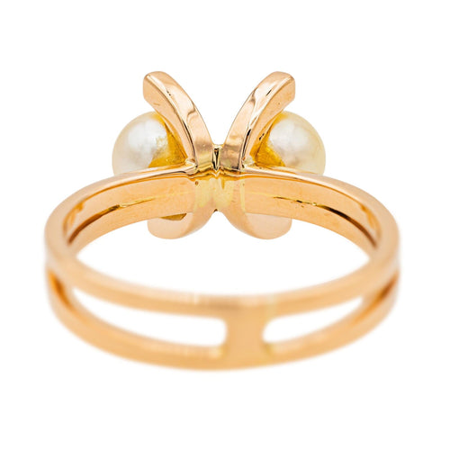 Bague 52 Bague Or rose Perle 58 Facettes 3428101CN