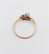 Bague toi et moi or rose, diamants taille ancienne (circa 1900) 58 Facettes A06235