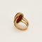 Bague 52 Bague en or jaune et cornaline 58 Facettes SQU3537X2