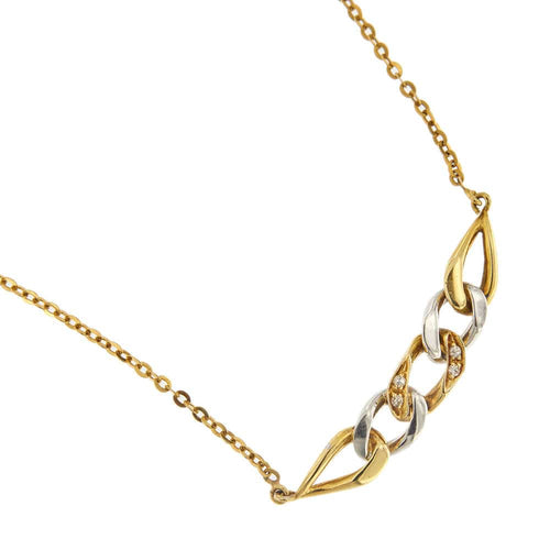 Collier Collier 2 ors et diamants 58 Facettes 30034