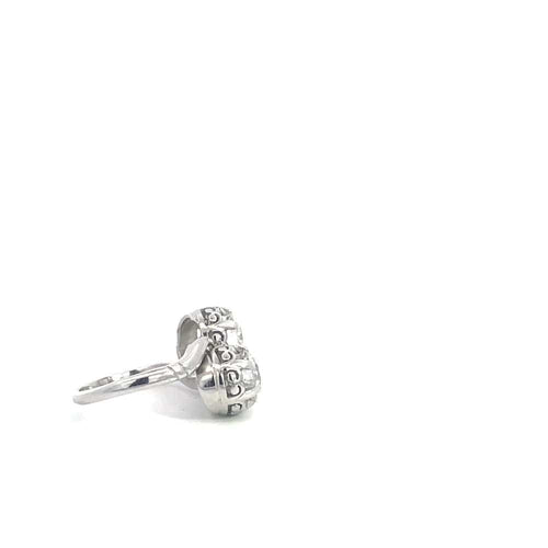 Bague Toi et Moi platinum diamond ring 58 Facettes UN0145