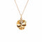 Collier Collier Antique Art Nouveau Pensée Or, Émail Jaune, Perle 58 Facettes G13353