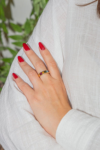 Bague 55 Bague Or jaune Tourmaline 58 Facettes 3108459RV