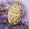Pendentif Pendentif ancien médaillon floral 58 Facettes 25-112