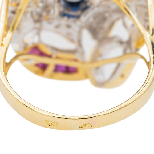 Bague 53 Bague Or jaune Saphir 58 Facettes 3311535CN