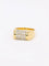 Bague 54.5 Bague chevalière or jaune diamants 0,4 ct 58 Facettes J373