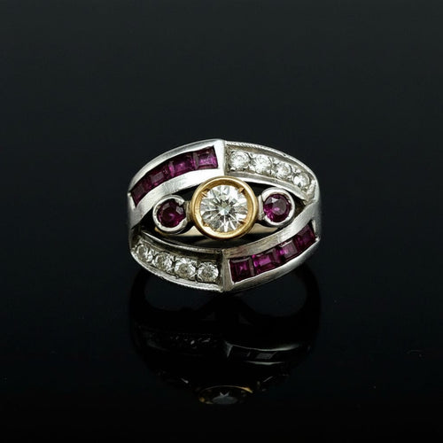 Bague Anello di Epoca Art Déco 58 Facettes
