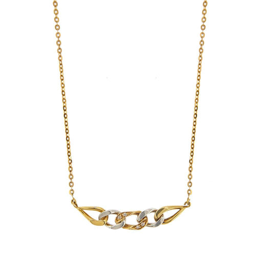 Collier Collier 2 ors et diamants 58 Facettes 30034