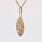 Pendentif Médaille ancienne or rose ajourée 58 Facettes CVP117
