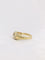 Bague 57 Bague jonc vintage or diamants rubis calibrés 58 Facettes J196