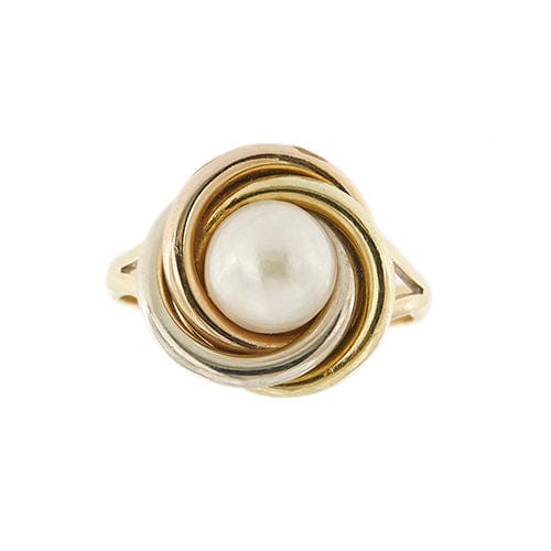 Bague 55 Bague 3 ors perle 58 Facettes 31069A