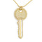 Collier Collier pendentif clé en or et diamant 58 Facettes